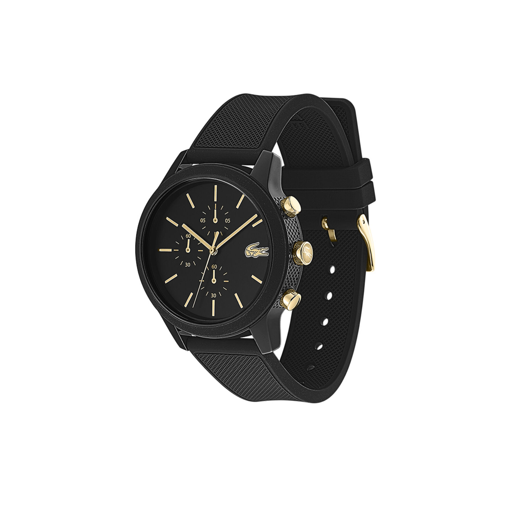 Lacoste Lacoste.12.12 Mens Black Dial Watch lacoste lacoste 12 12 mens black dial watch