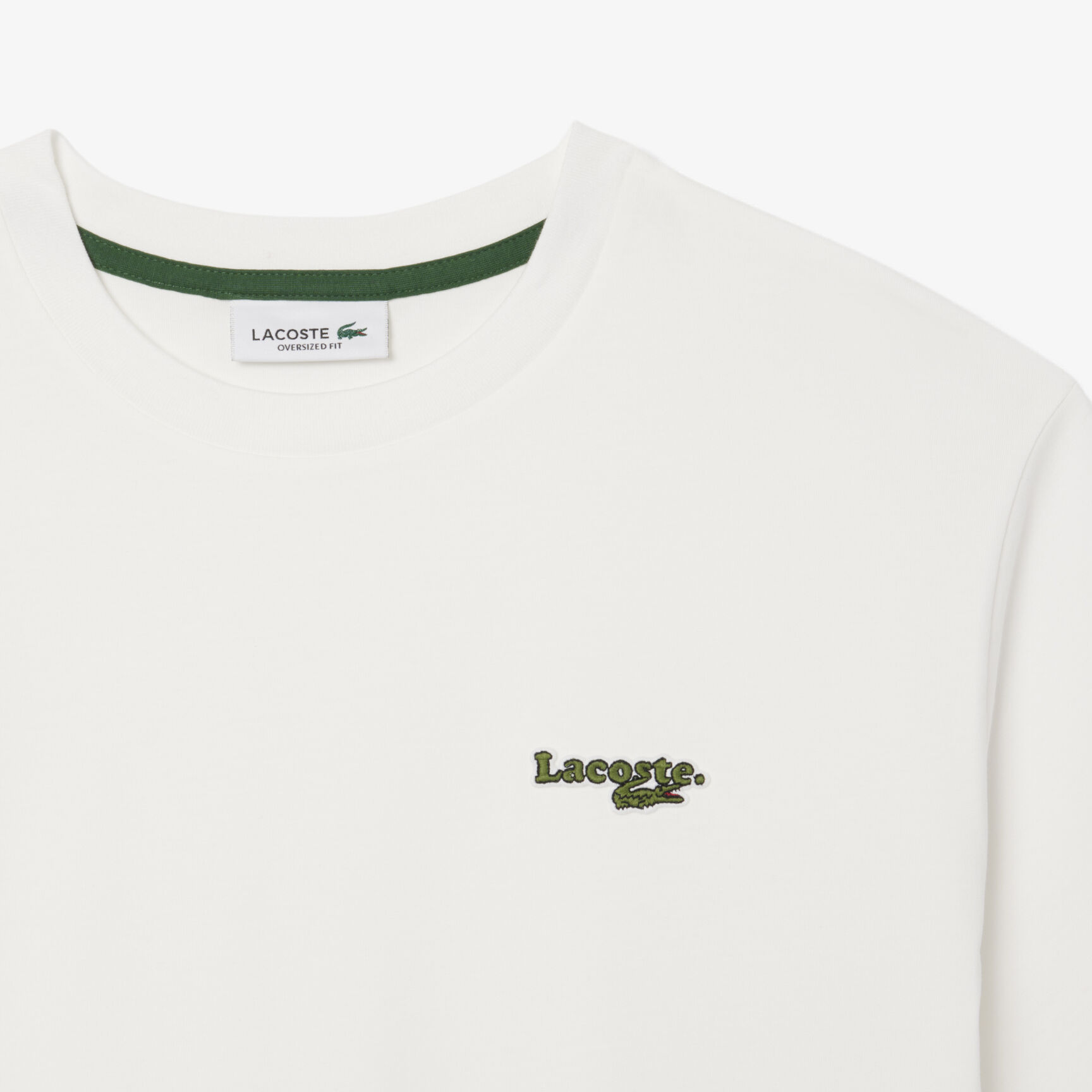 تي شيرت قطني قصير الحجم بشعار الماركة تي شيرت قطني قصير الحجم بشعار الماركة