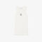 Slim Fit Badge Accent Rib Knit Tank Top Slim Fit Badge Accent Rib Knit Tank Top