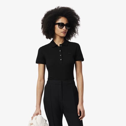 L.12.d Slim Fit Stretch Petit Pique Polo Shirt