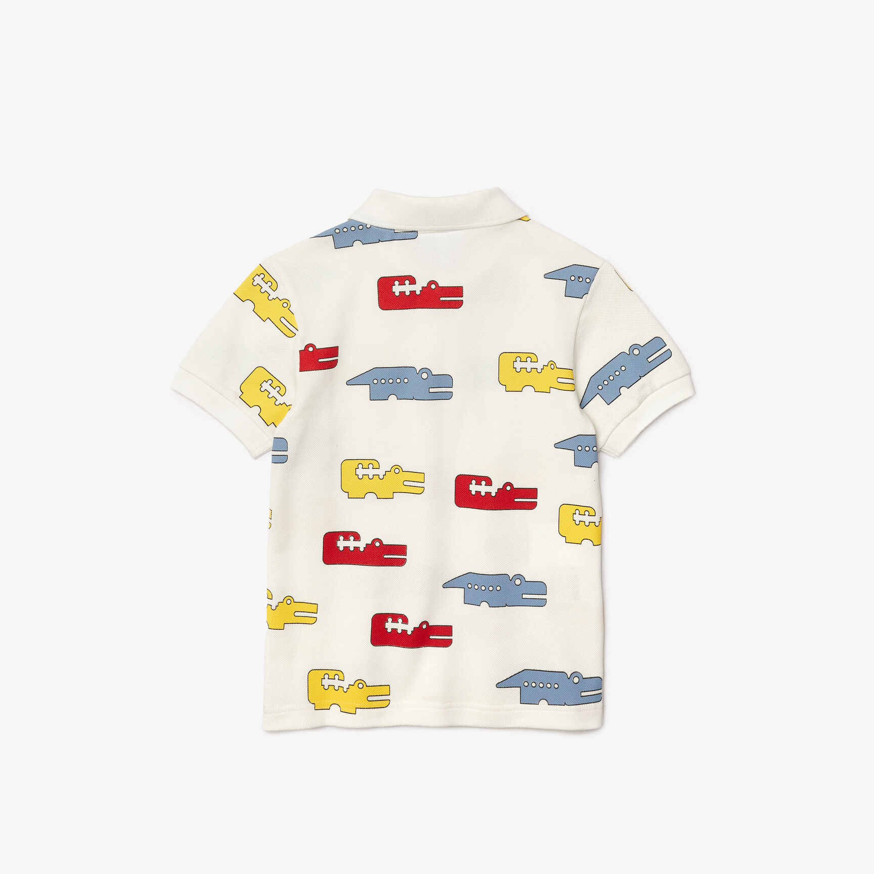 قميص بولو Lacoste للصبيان بقصة عادية من قطن بيكيه بطبعة التمساح قميص بولو Lacoste للصبيان بقصة عادية من قطن بيكيه بطبعة التمساح