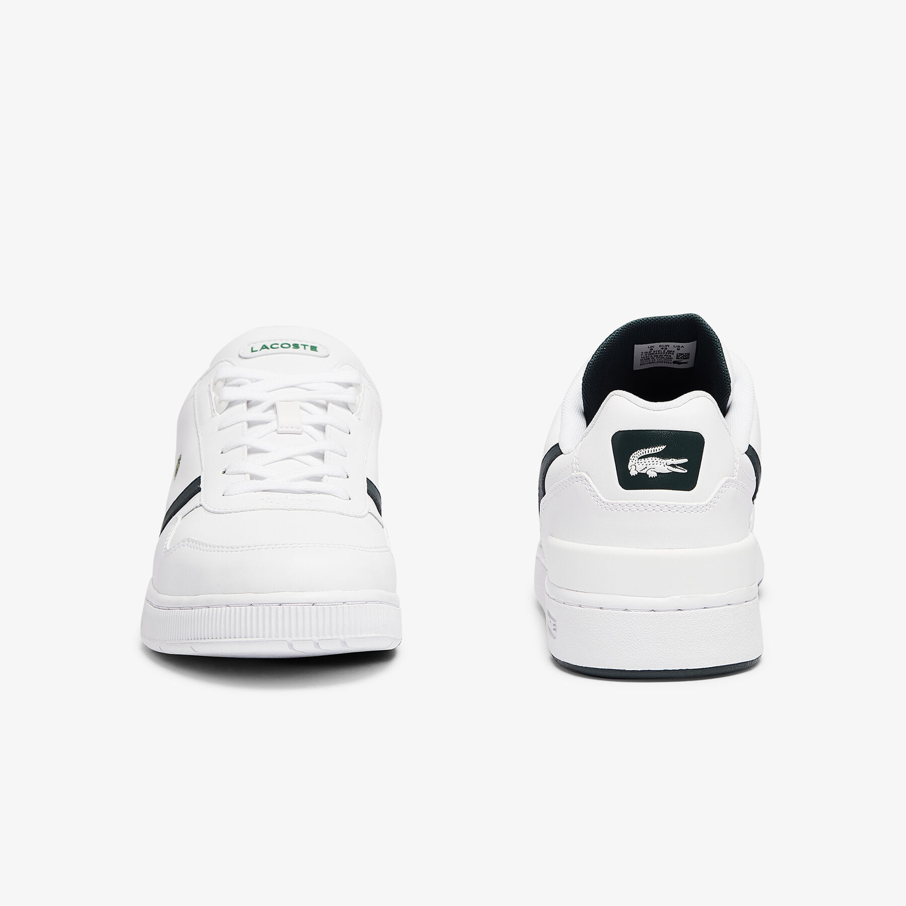 Men's T-Clip Leather Trainers lacoste men s t clip leather trainers