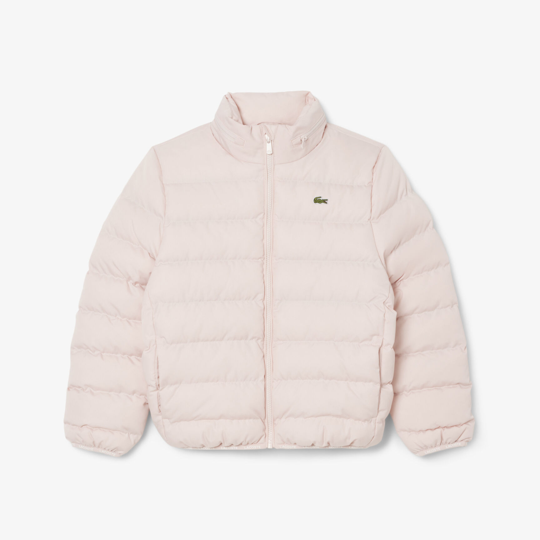 Hooded Diamond Taffeta Puffed Jacket