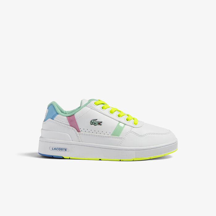 Buy Children s Lacoste T Clip Synthetic Colour Pop Trainers Lacoste QA