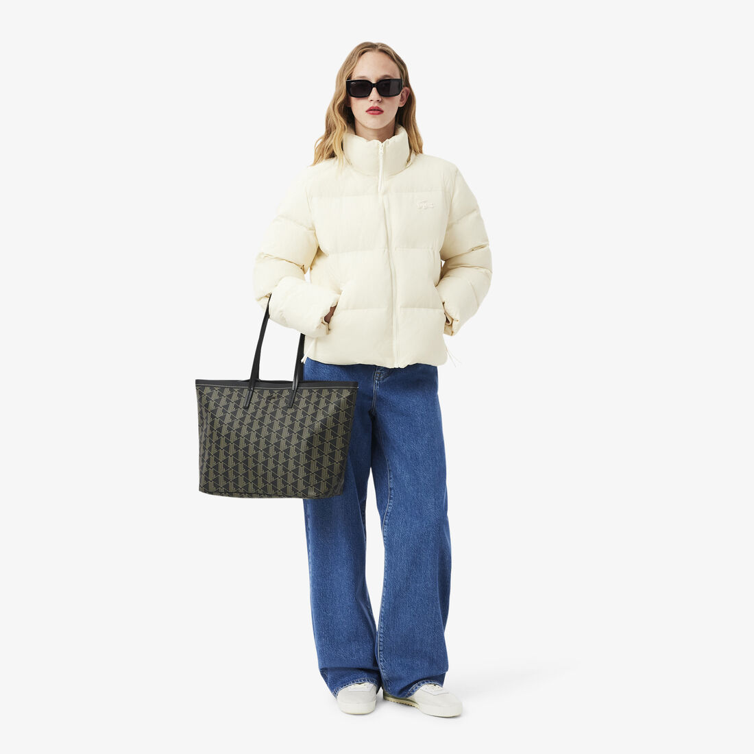 Zely Grained Tote with Pouch Zely Grained Tote with Pouch