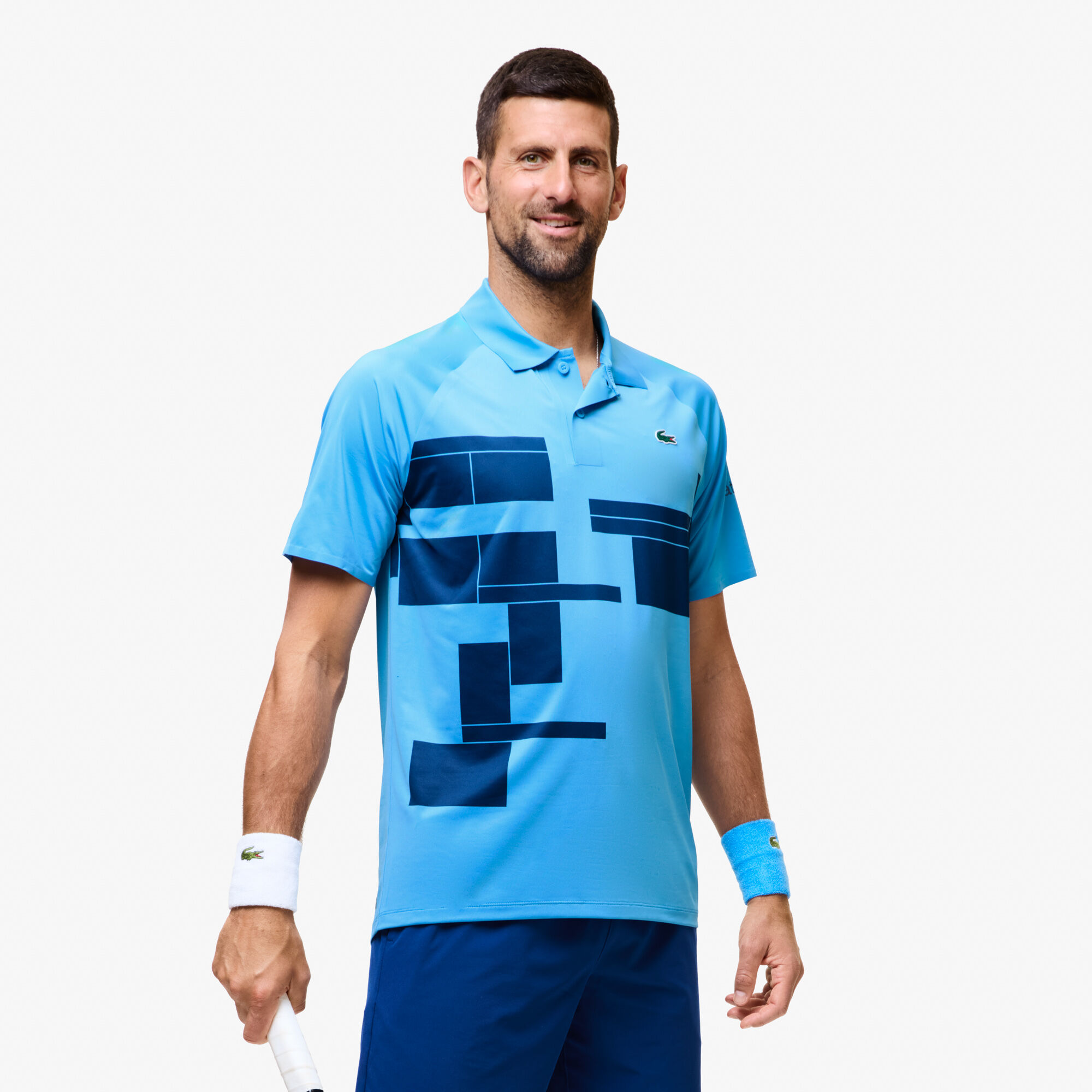 Lacoste tennis shirt djokovic discount
