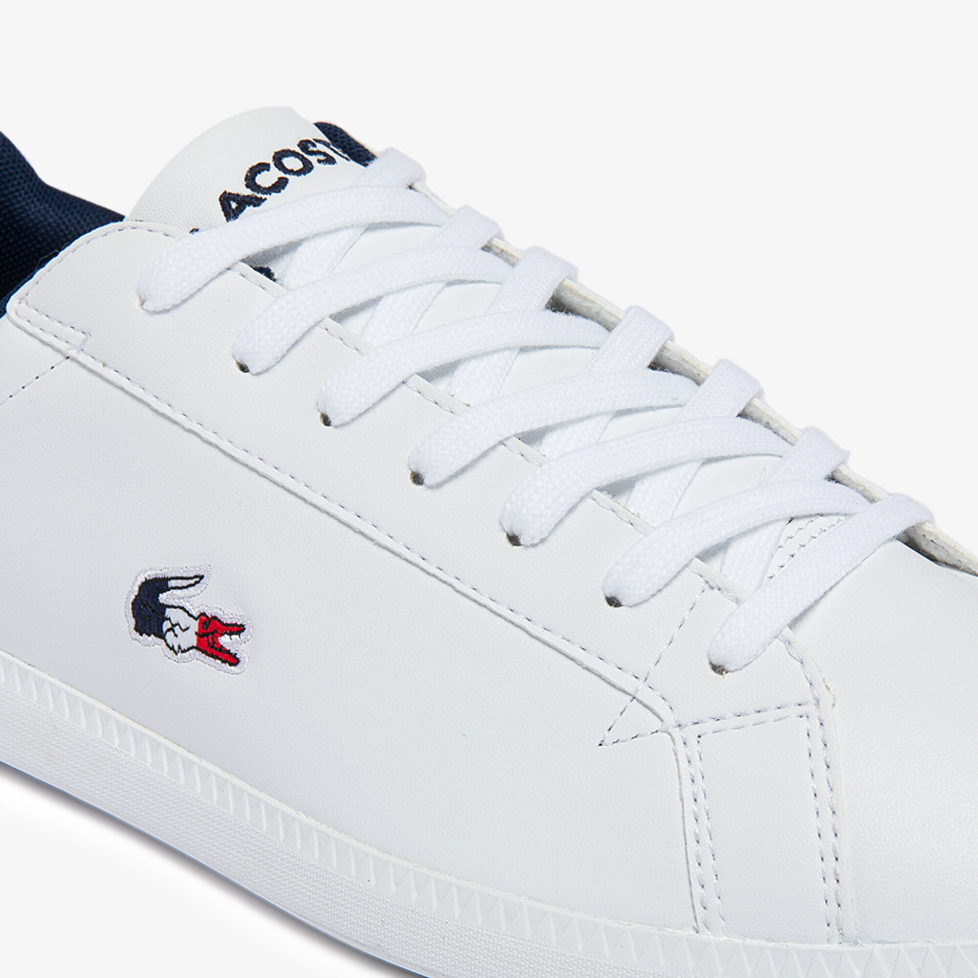 Men's Graduate Tricolore Leather and Synthetic Trainers