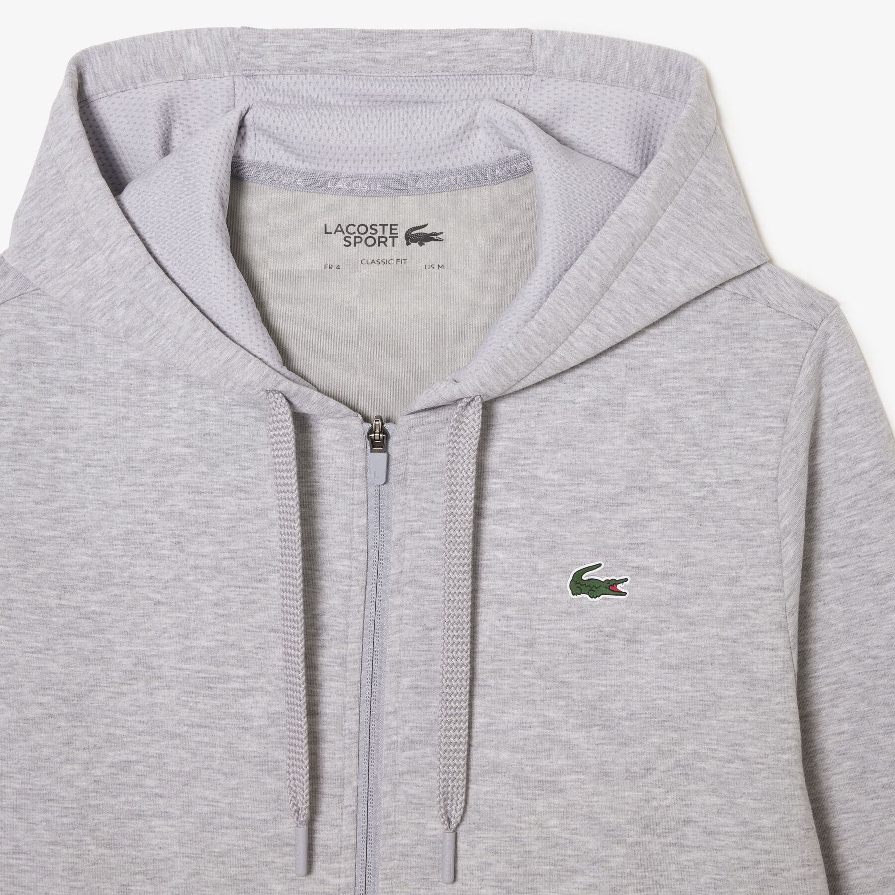 lacoste zipped sportsuit hoodie