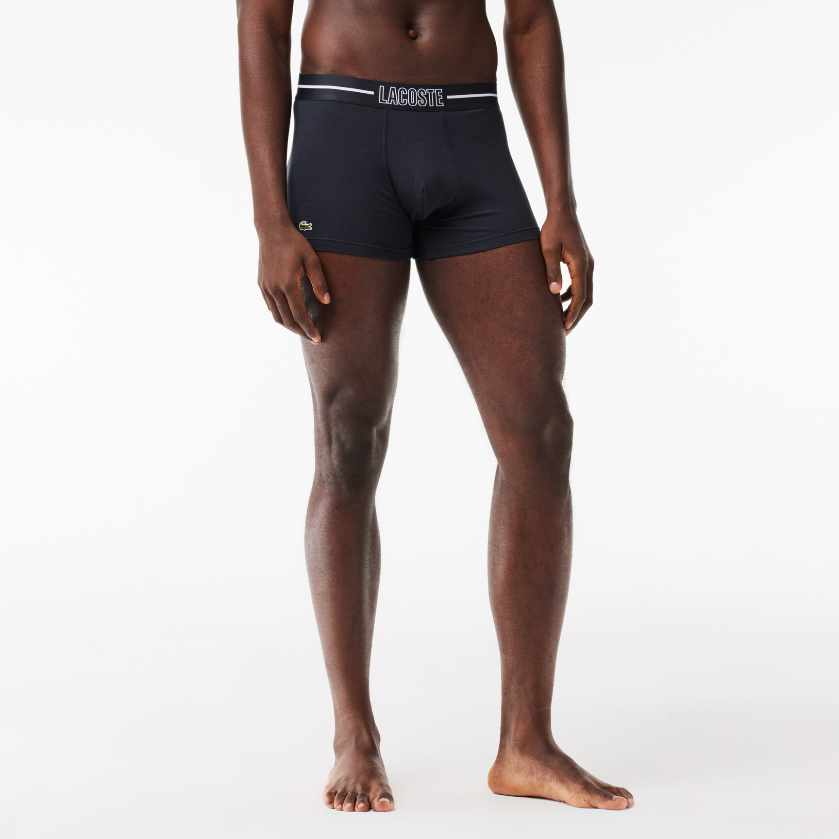 طقم بوكسر بشعار الماركة على الخصر، 3 قطع طقم بوكسر بشعار الماركة على الخصر، 3 قطع