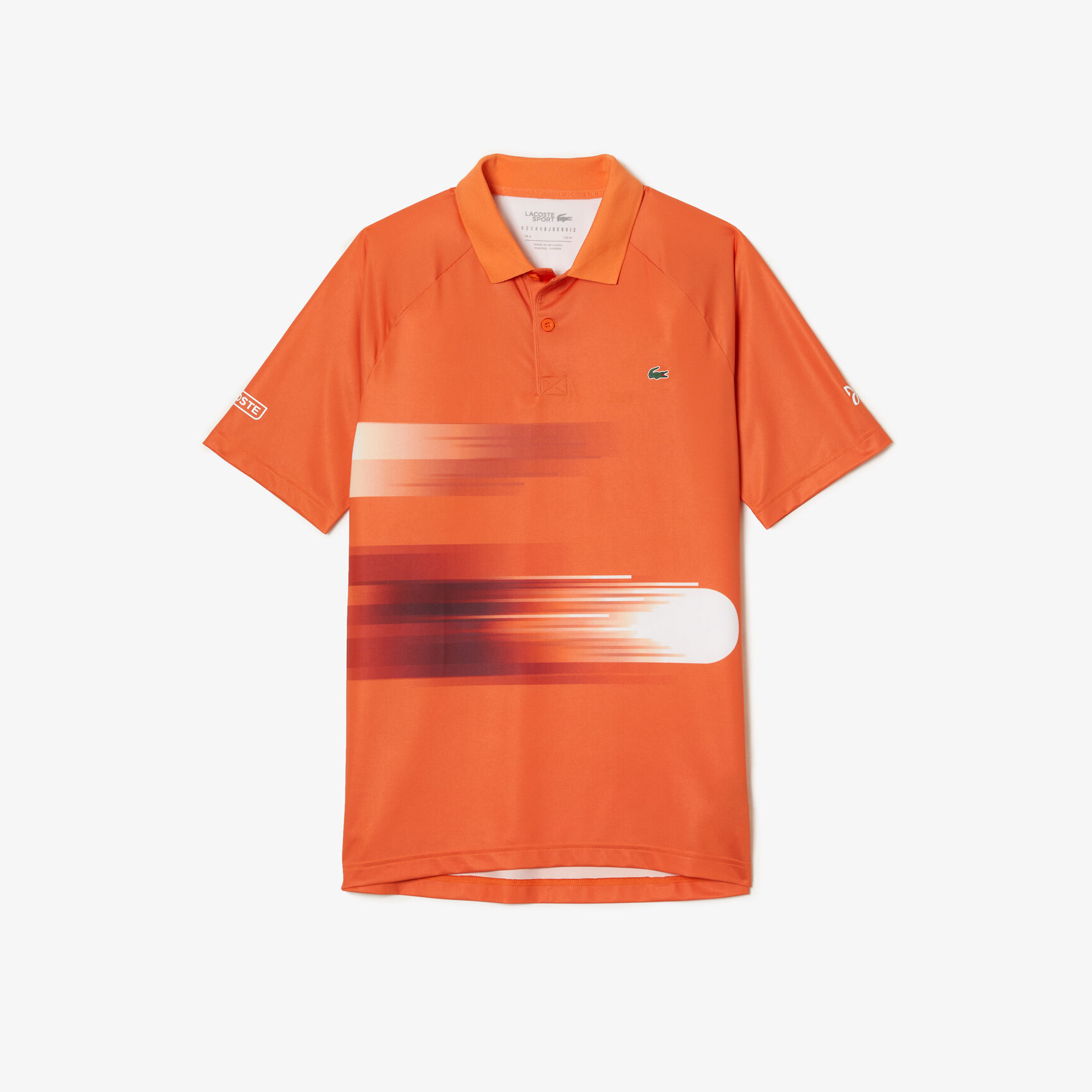 Men's Lacoste SPORT x Novak Djokovic Print Stretch Polo Shirt