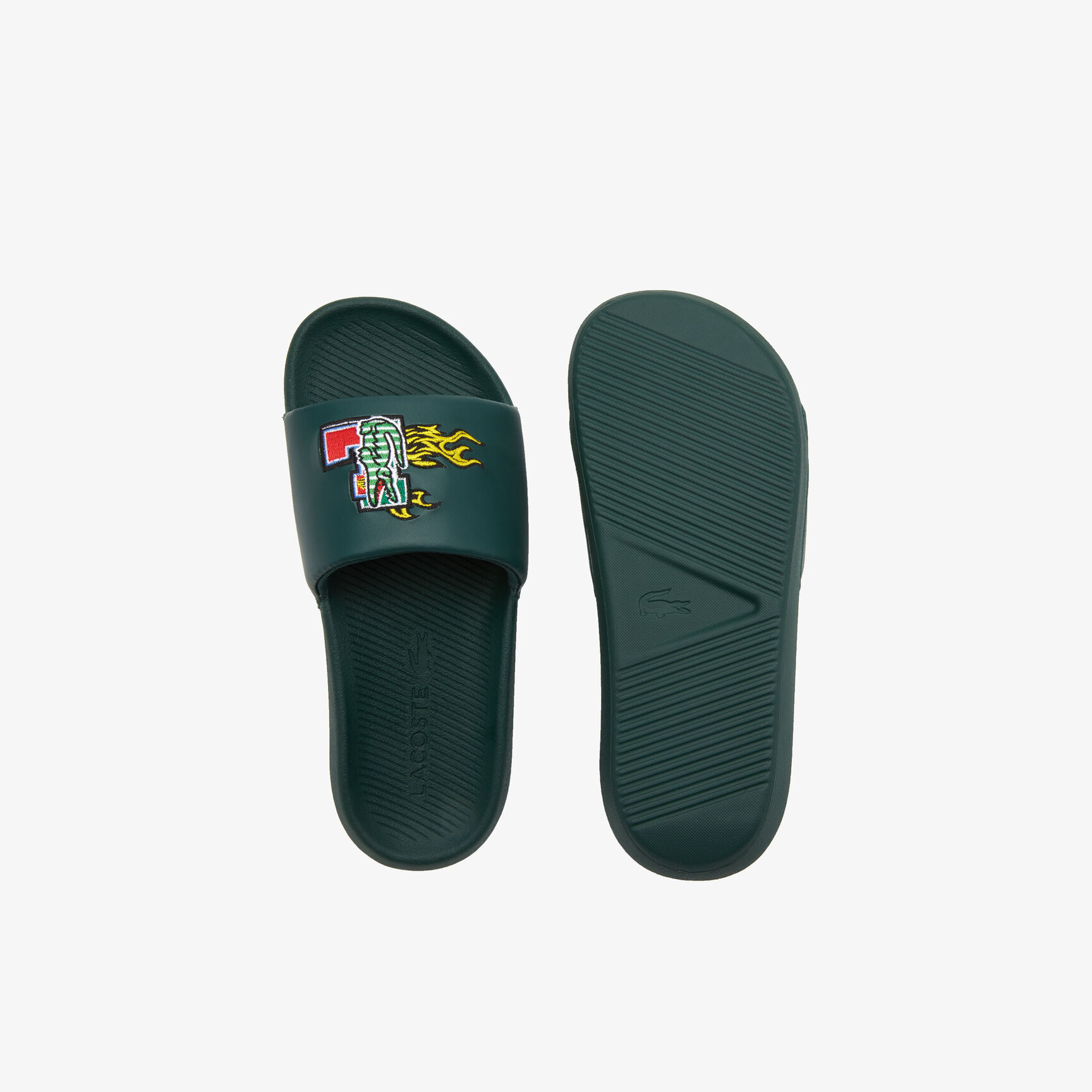 Men's Lacoste Croco Synthetic Slides Men's Lacoste Croco Synthetic Slides