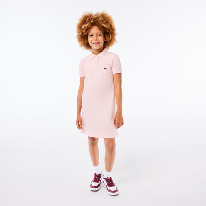 Girl's Polo-style Cotton Dress