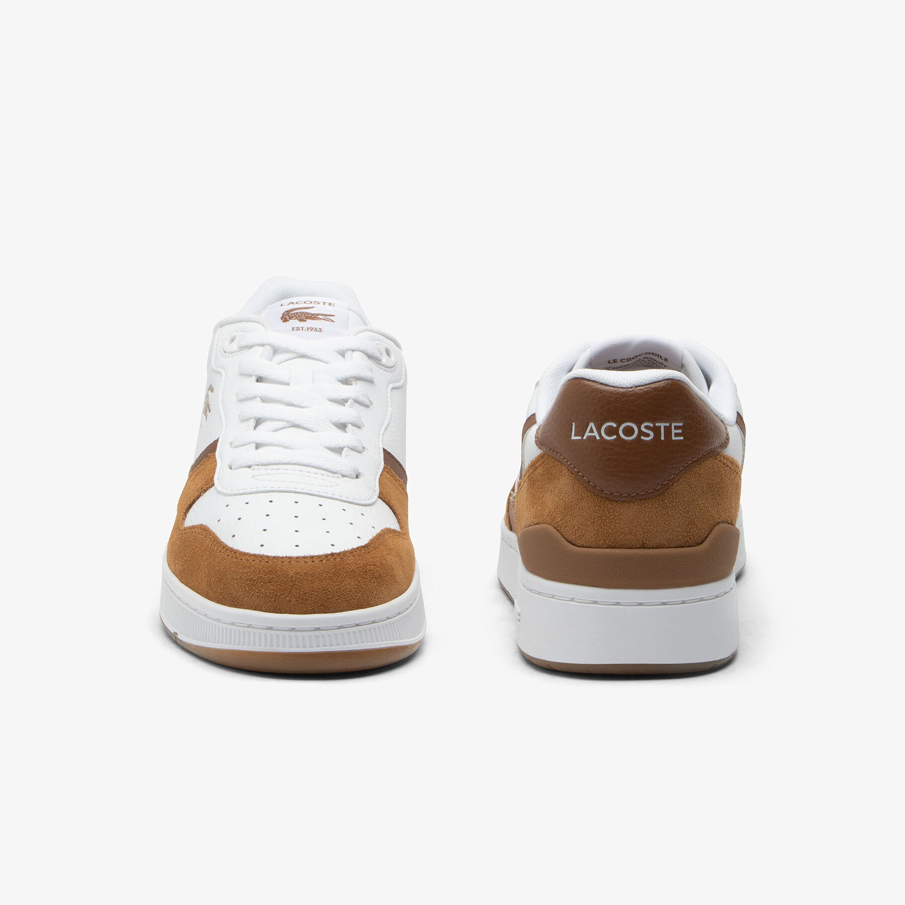 Men's T-Clip Set Leather Sneakers lacoste men s t clip set leather sneakers