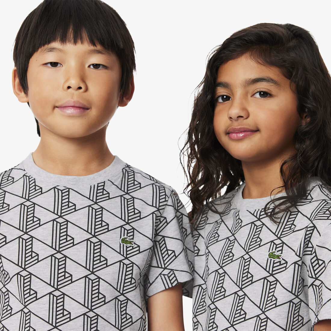 Monogram Print Cotton T-shirt Monogram Print Cotton T-shirt