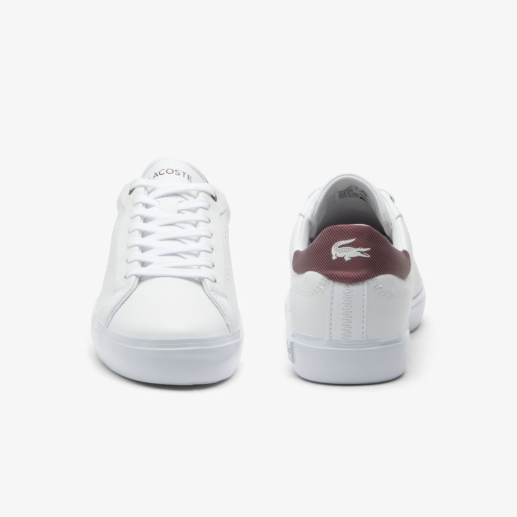 lacoste women s powercourt 2 0 leather sneakers