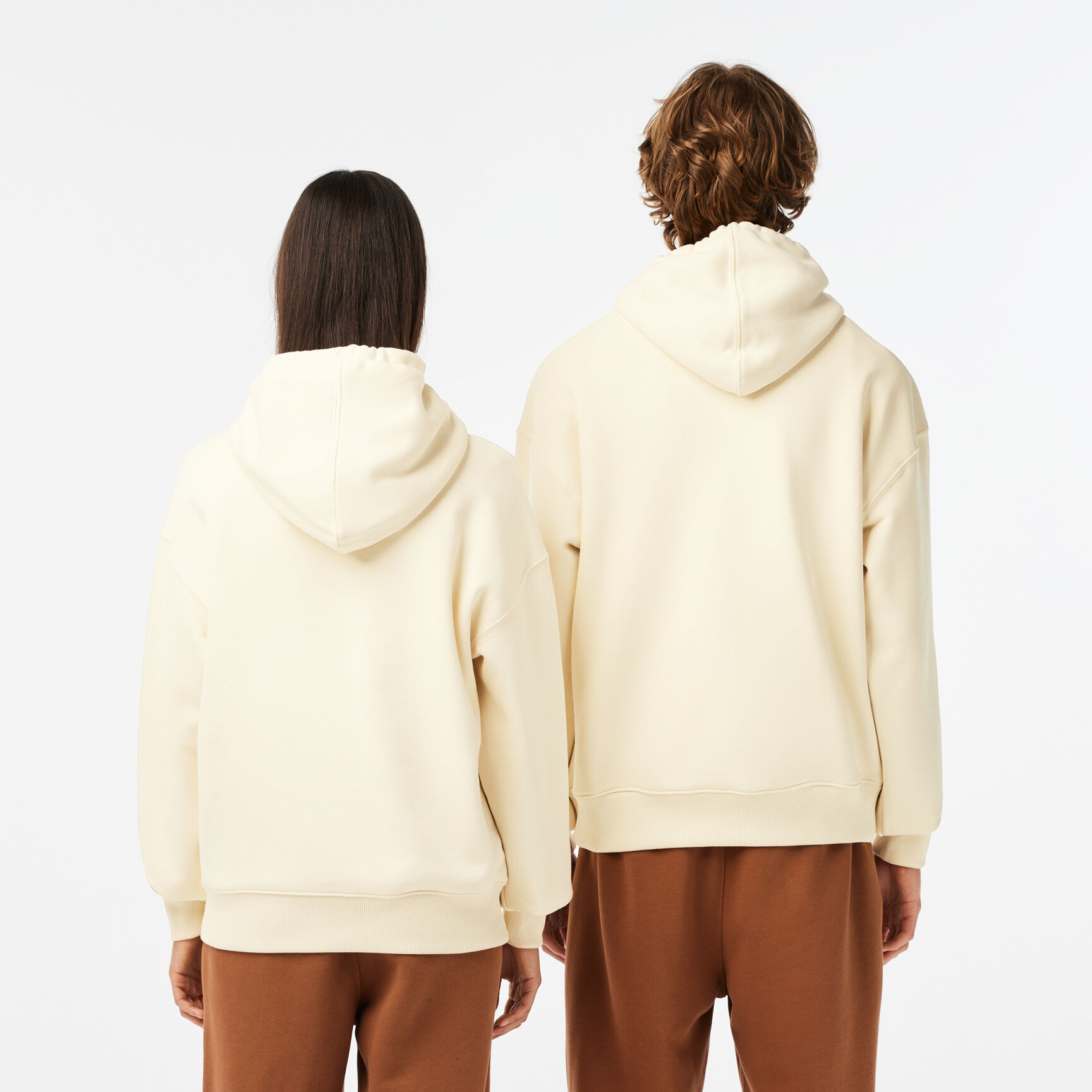 Unisex Loose Fit Hooded Organic Cotton Jogger Sweatshirt