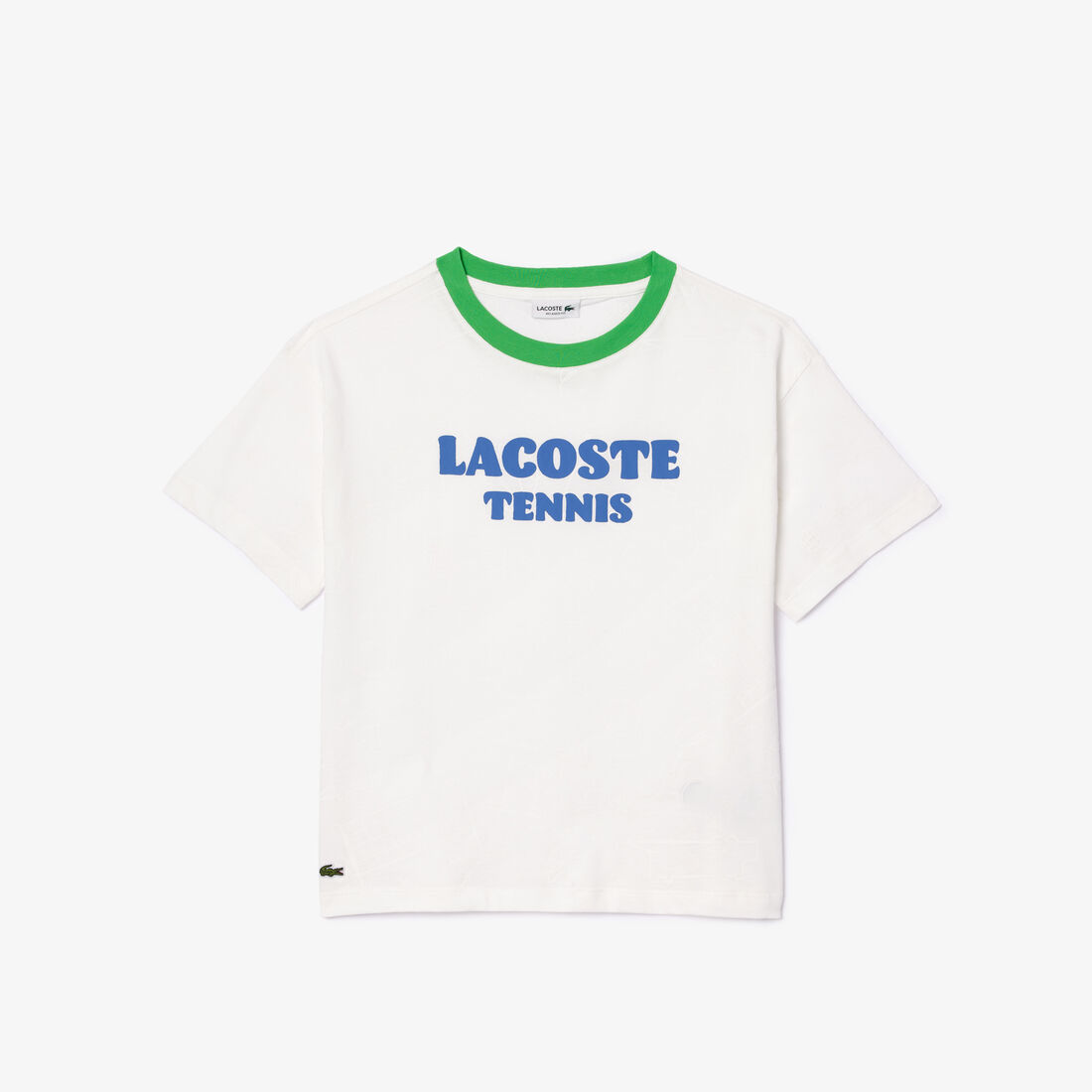 Croc Print Cotton Jersey T-shirt