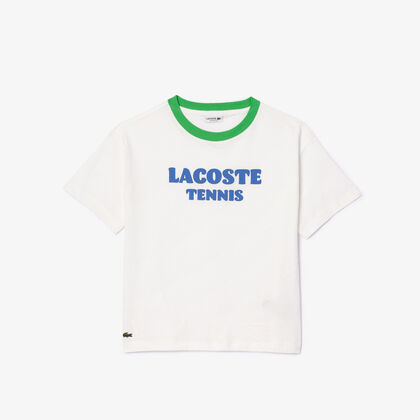 Croc Print Cotton Jersey T-shirt