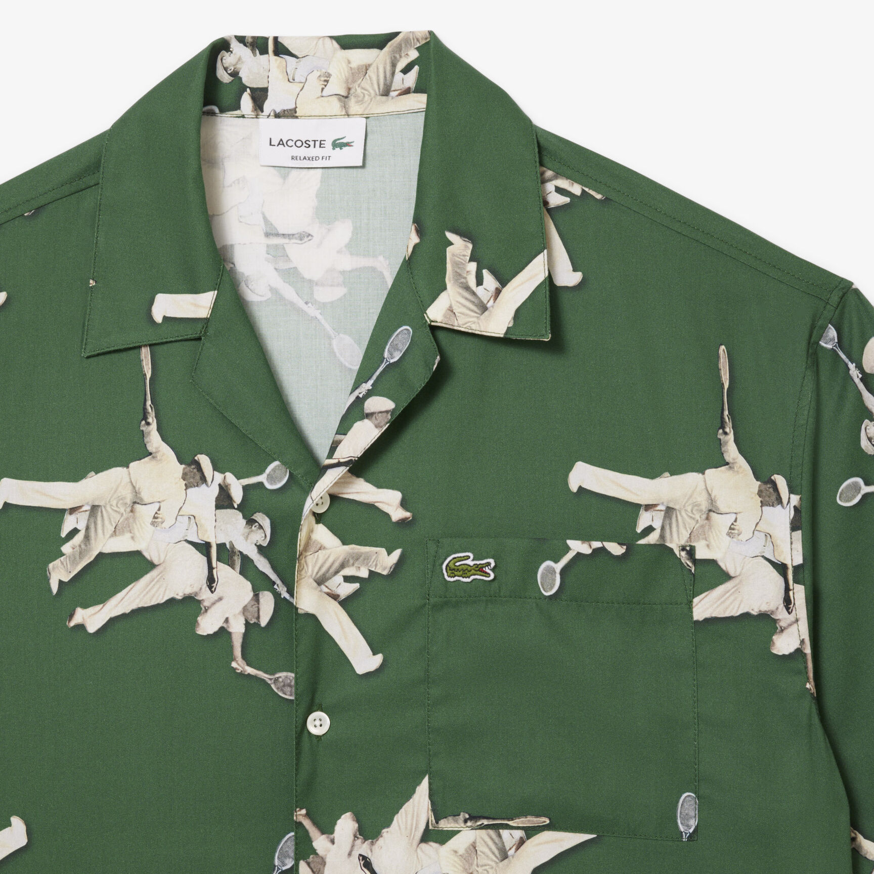 Relaxed Fit Rene Lacoste Print Shirt Relaxed Fit Rene Lacoste Print Shirt