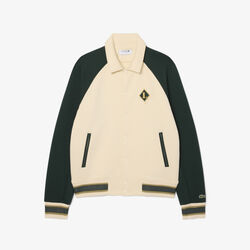lacoste french made varsity badge jacket