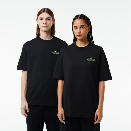 Unisex Loose Fit Large Crocodile Organic Cotton T-shirt