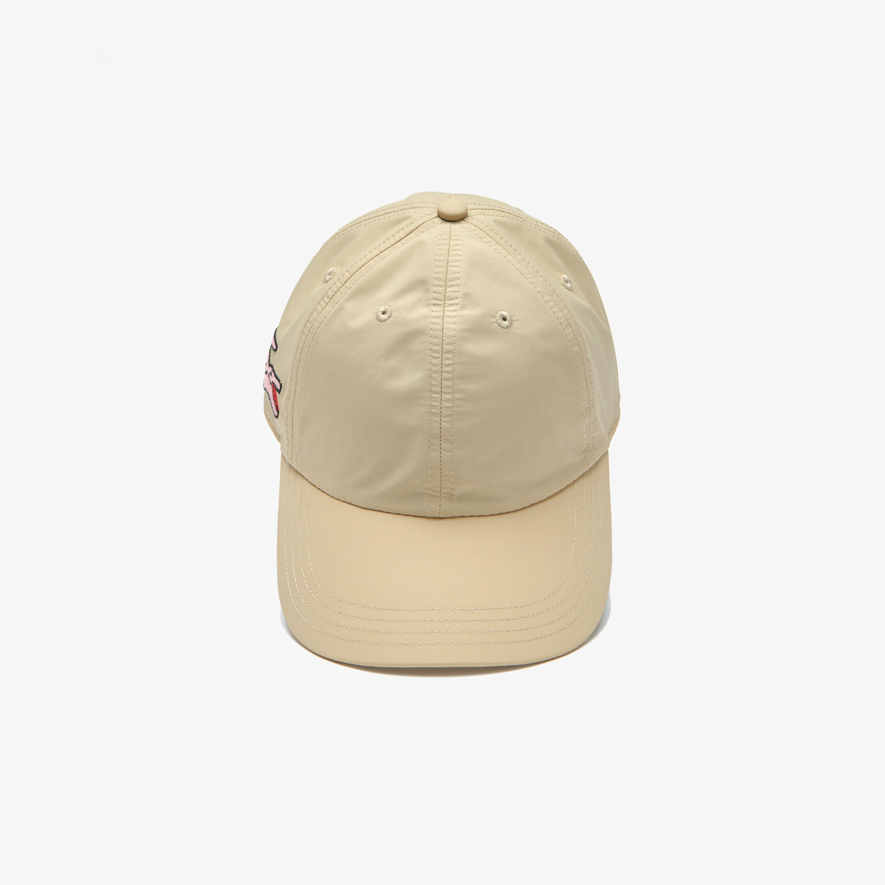 كاب نايلون خفيف للنساء مع تطريز التمساح بالحجم الكبير