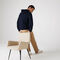 سويت شيرت بسحاب وغطاء رأس من بيكيه القطن العضوي للرجال لاكوست سويت شيرت بسحاب وغطاء رأس من بيكيه القطن العضوي للرجال