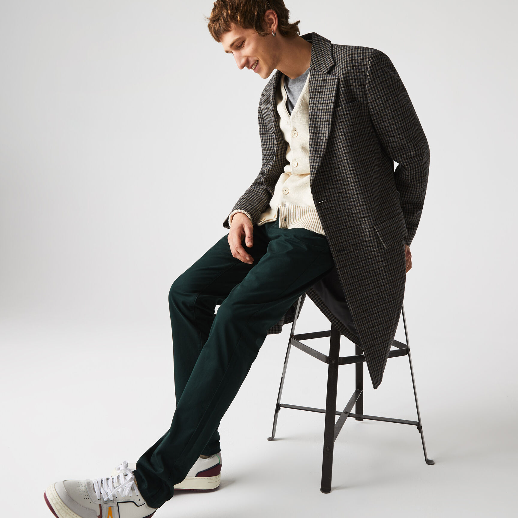 بنطال من القطن المرن بقصة ضيقة 5 جيوب للرجال بنطال من القطن المرن بقصة ضيقة 5 جيوب للرجال