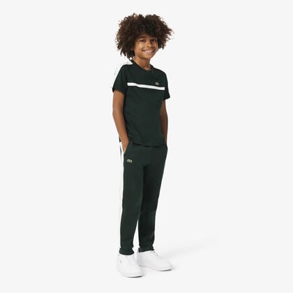 lacoste colour block sweatpants