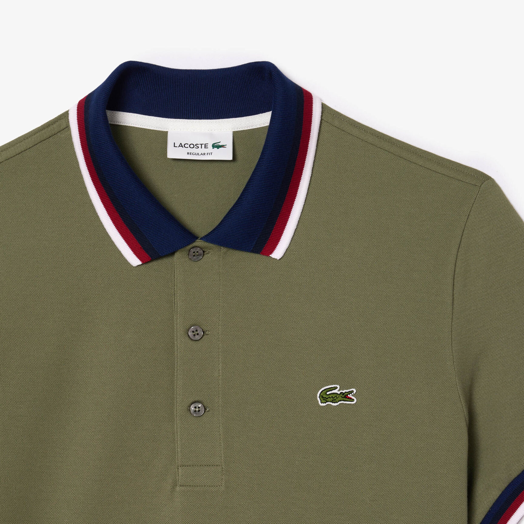 Regular Fit Contrast Collar Polo Shirt