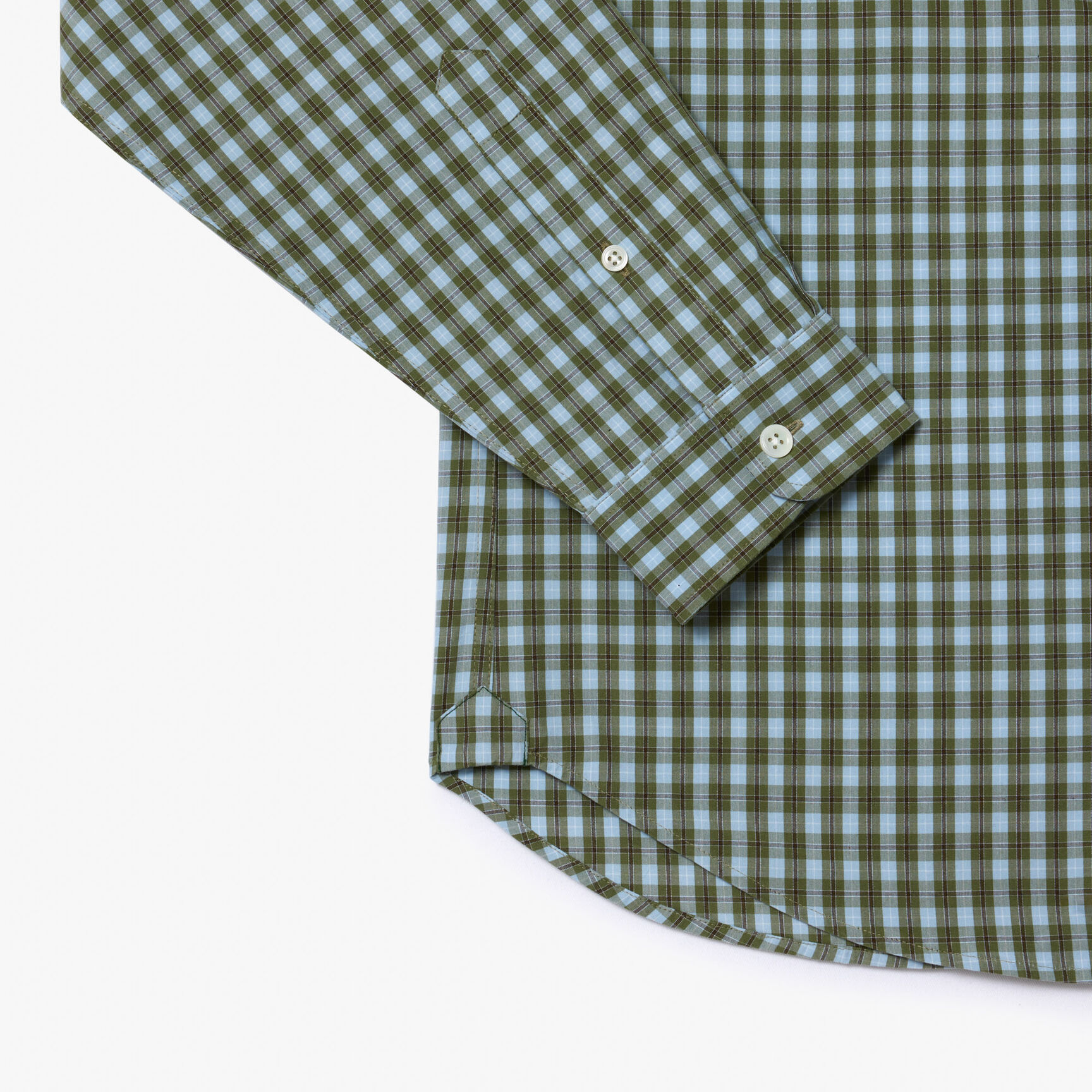 قميص بوبلين مربع