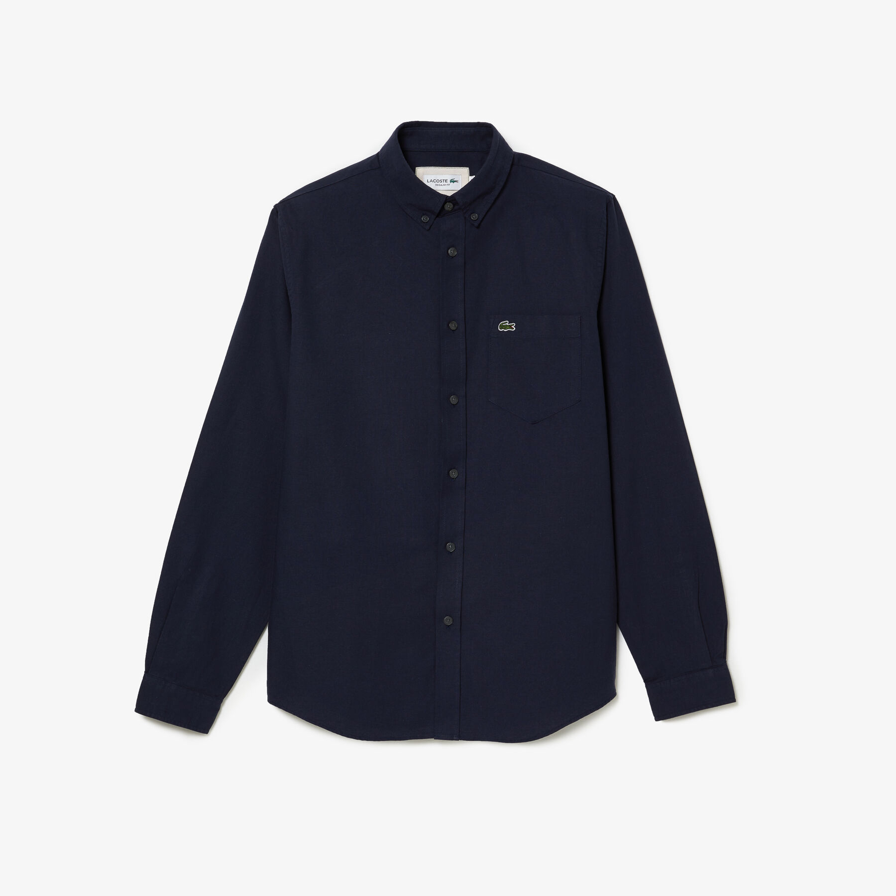 Men's Lacoste Buttoned Collar Oxford Cotton Shirt men s lacoste buttoned collar oxford cotton shirt