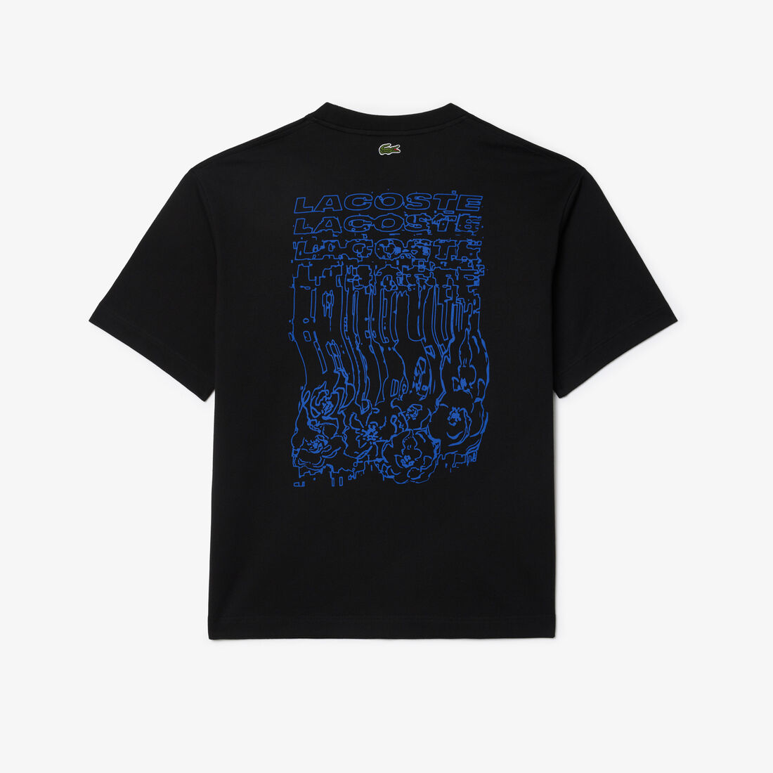 تي شيرت فضفاض بطبعة زهور تي شيرت فضفاض بطبعة زهور