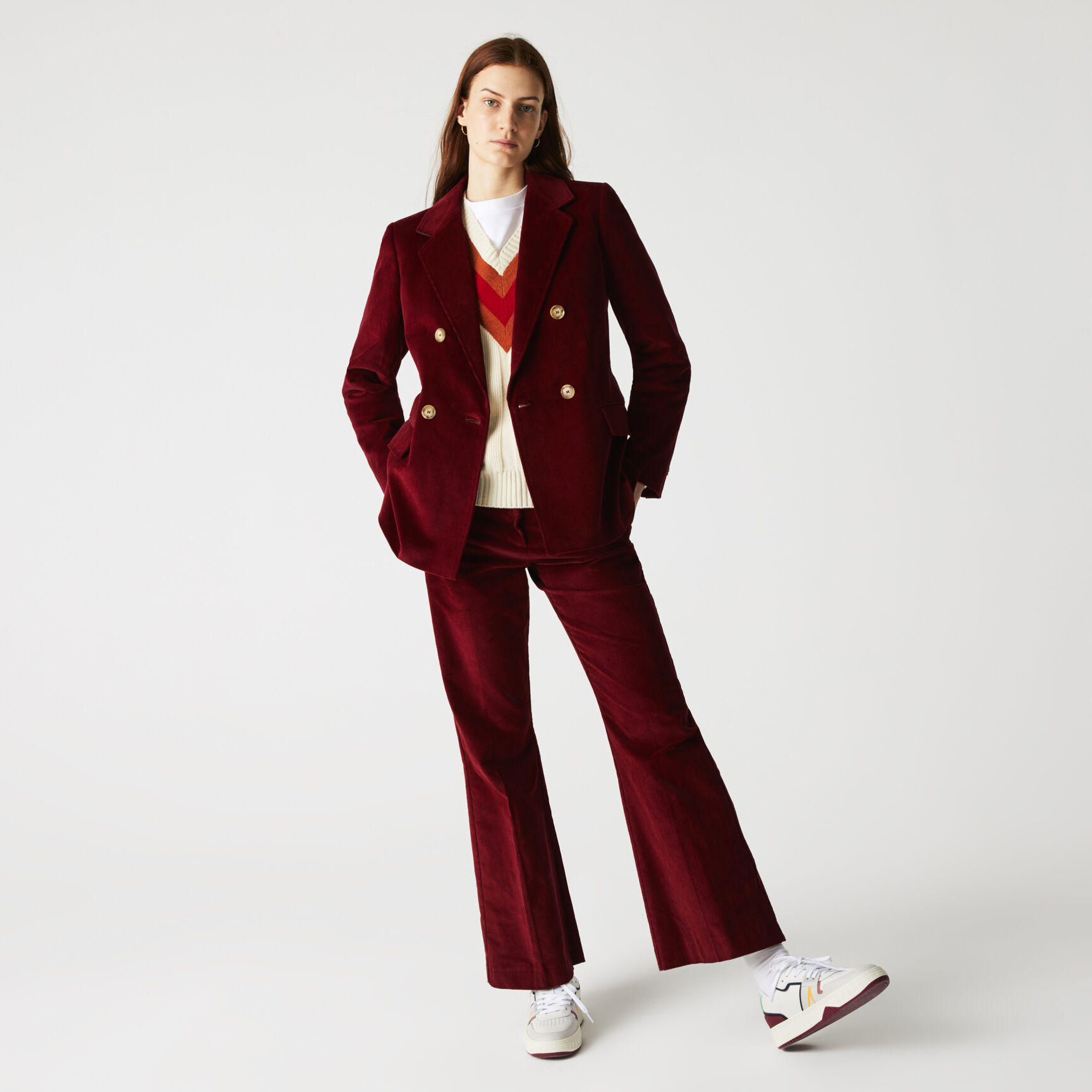 Women’s Double-Breasted Corduroy Jacket Women’s Double-Breasted Corduroy Jacket