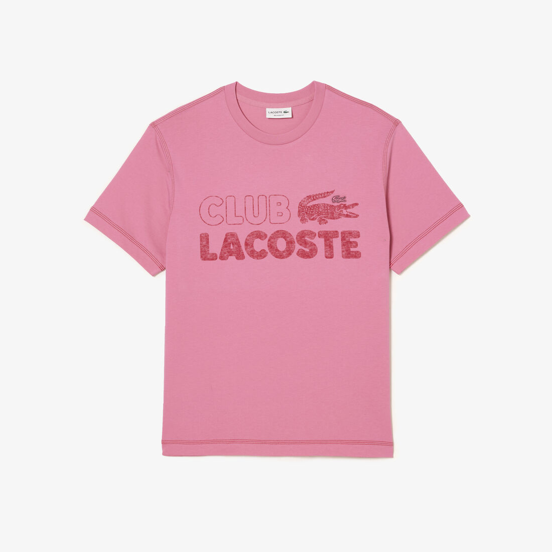 Men's Lacoste Vintage Print Organic Cotton T-shirt
