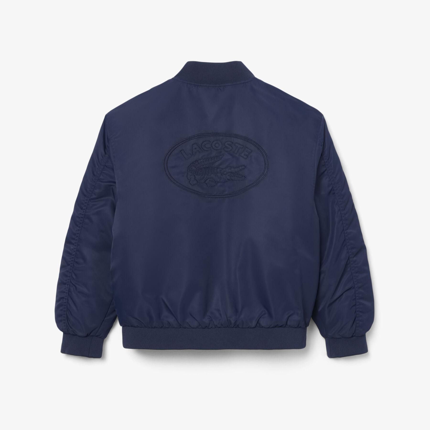 lacoste unisex nylon bomber jacket