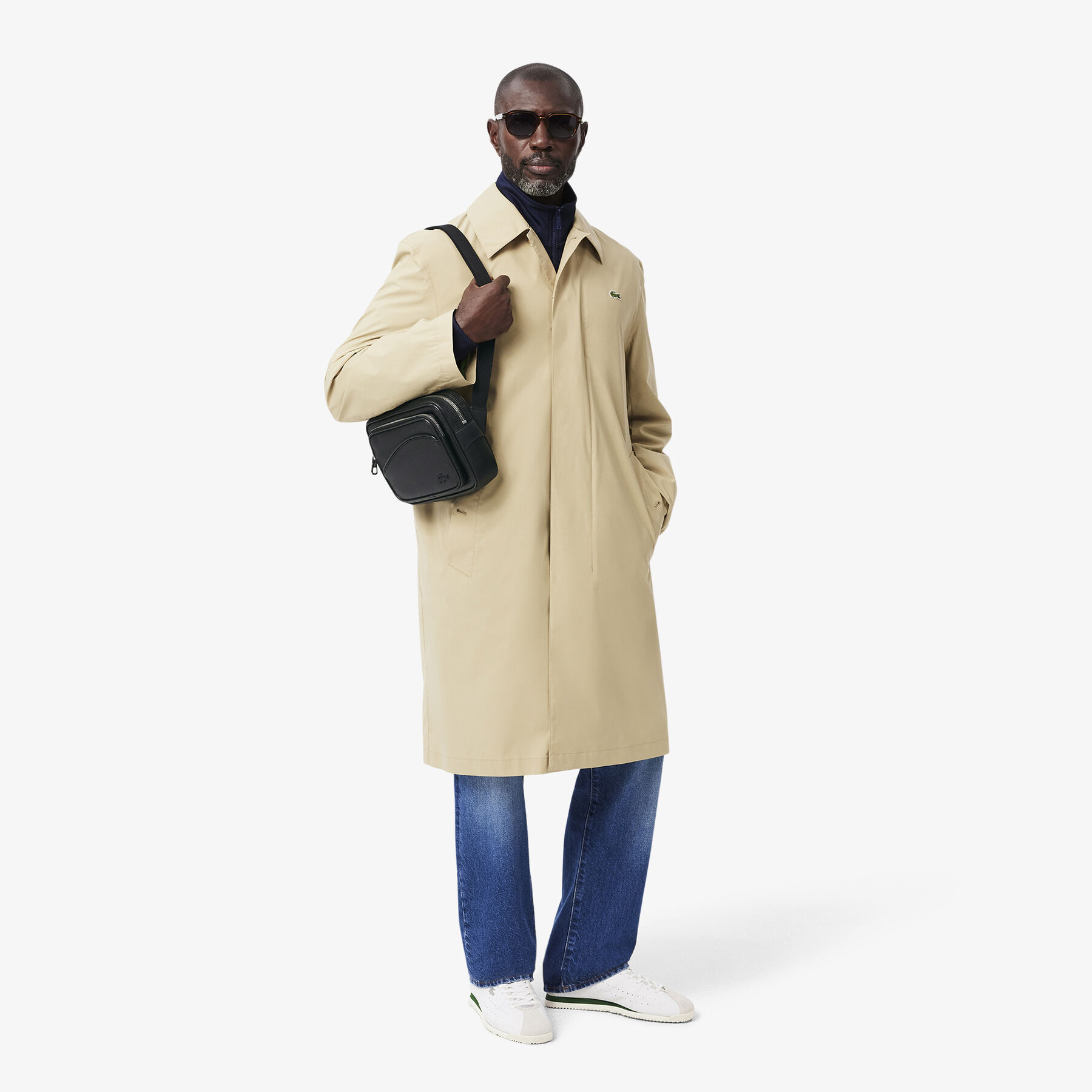 Angy Grain Leather Reporter Bag