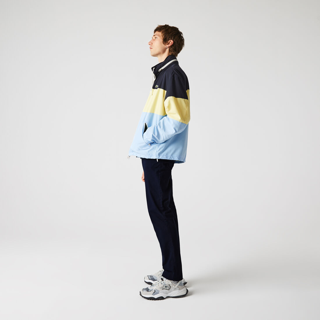 بنطال التشينو من الجبردين المرن بقصة ضيقة للرجال بنطال التشينو من الجبردين المرن بقصة ضيقة للرجال