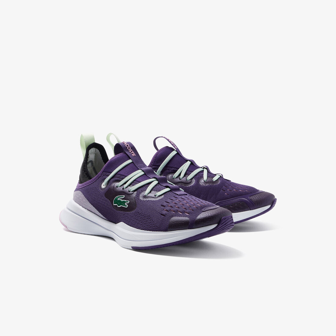 سنيكرز لاكوست رن سبين من قماش مريح بنفس اللون للنساء سنيكرز لاكوست رن سبين من قماش مريح بنفس اللون للنساء