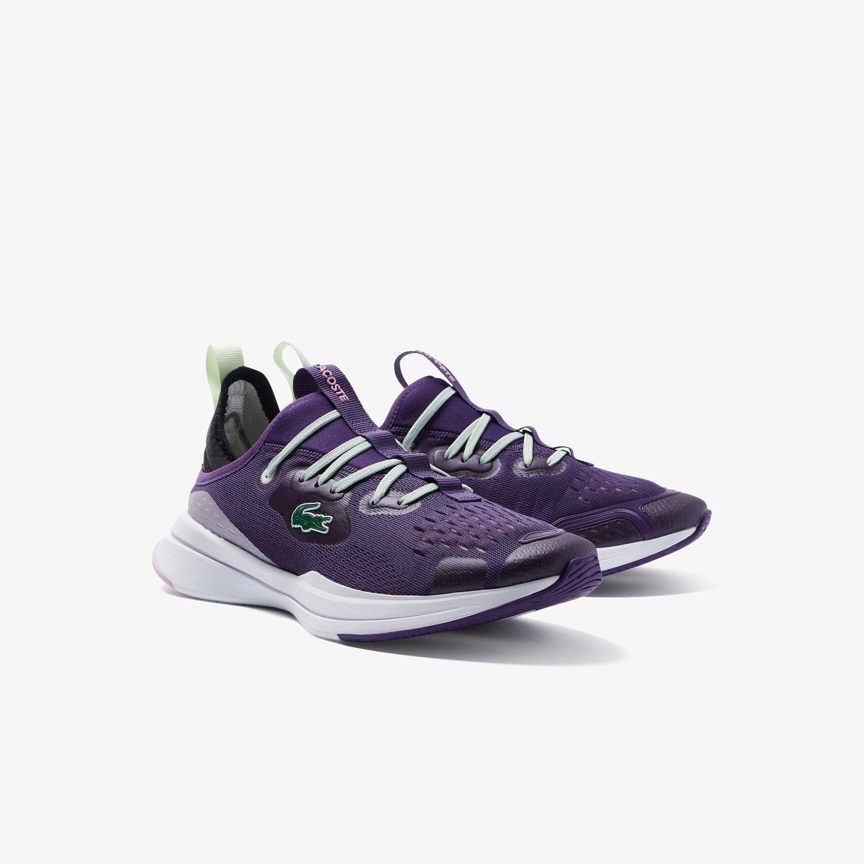 سنيكرز لاكوست رن سبين من قماش مريح بنفس اللون للنساء سنيكرز لاكوست رن سبين من قماش مريح بنفس اللون للنساء