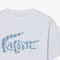 lacoste monogram print cotton t shirt