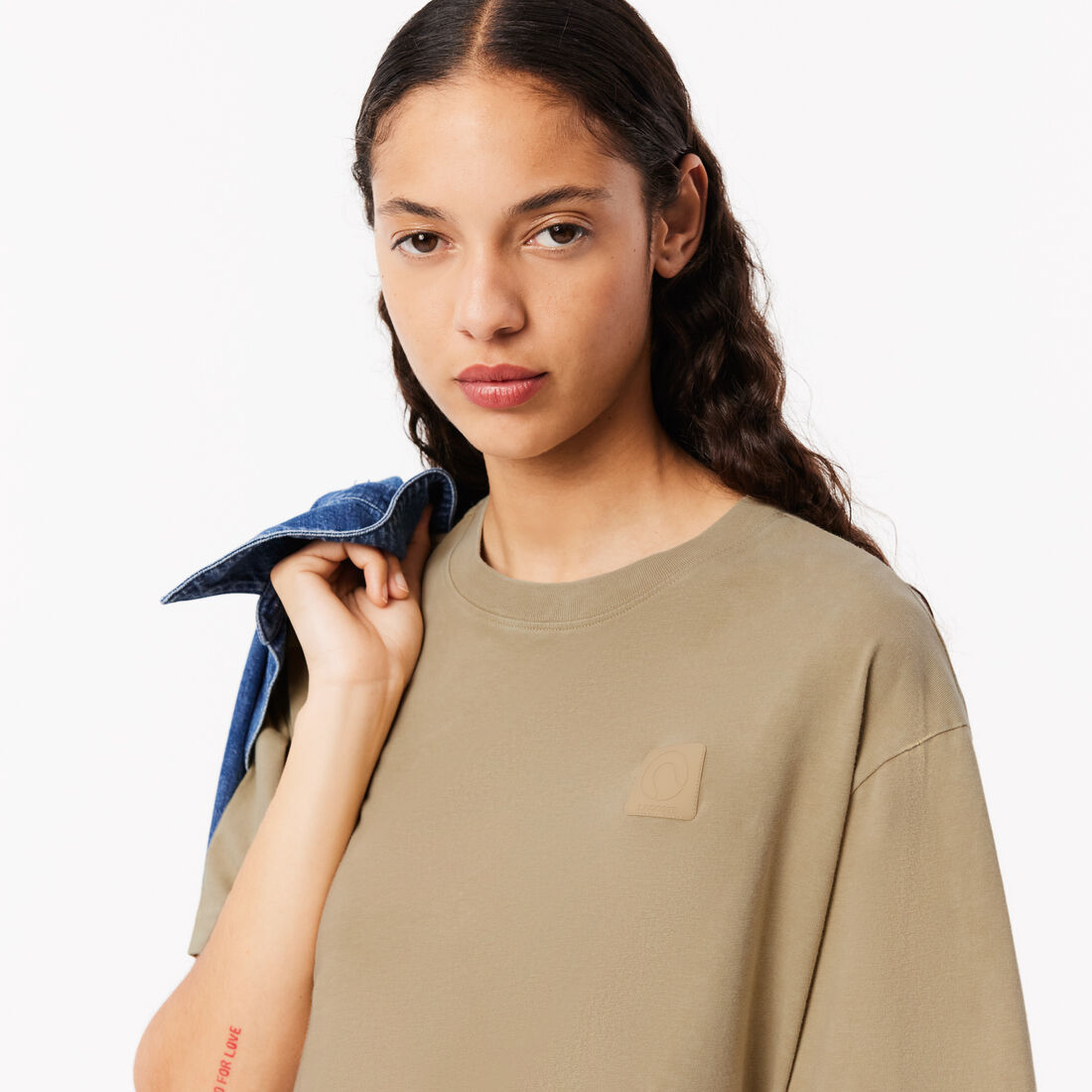 Oversized Wash Effect Badge T-shirt Oversized Wash Effect Badge T-shirt
