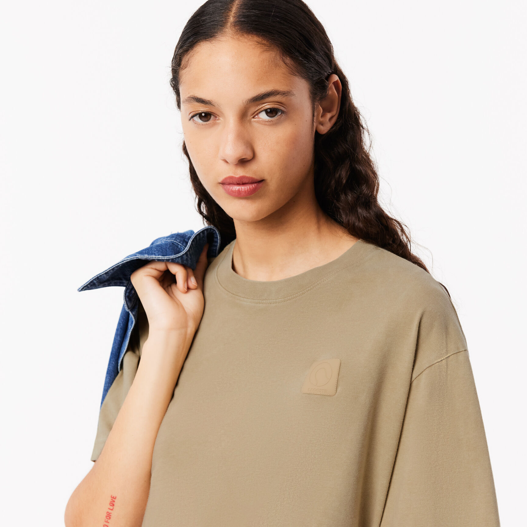 Oversized Wash Effect Badge T-shirt Oversized Wash Effect Badge T-shirt
