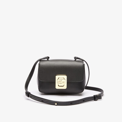 Women's Amelia Leather Shoulder Bag With Engraved Lock