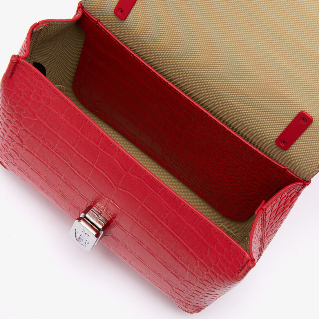 Women’s Amelia Metal Clasp Embossed Leather Handbag Women’s Amelia Metal Clasp Embossed Leather Handbag