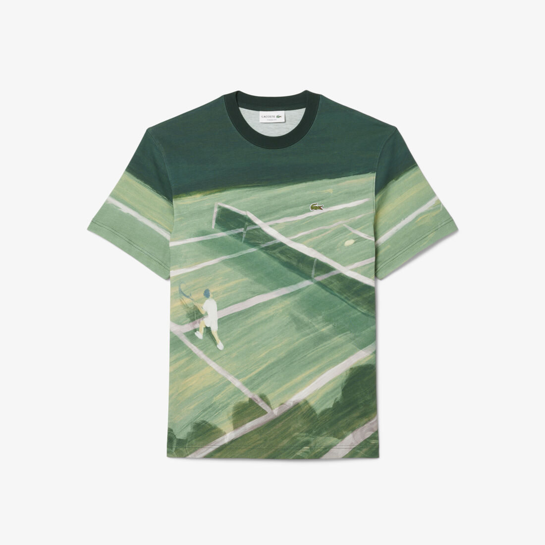 Classic Fit Tennis Print T-shirt Classic Fit Tennis Print T-shirt