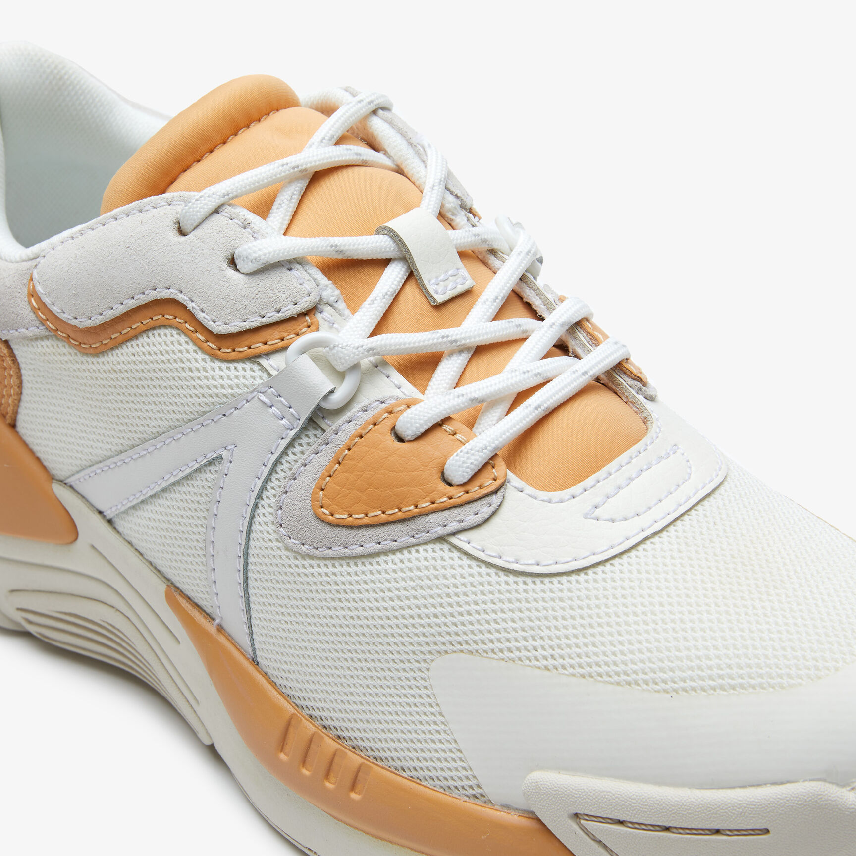 Women's Lacoste LW2 Xtra Leather Color-Pop Sneakers Women's Lacoste LW2 Xtra Leather Color-Pop Sneakers