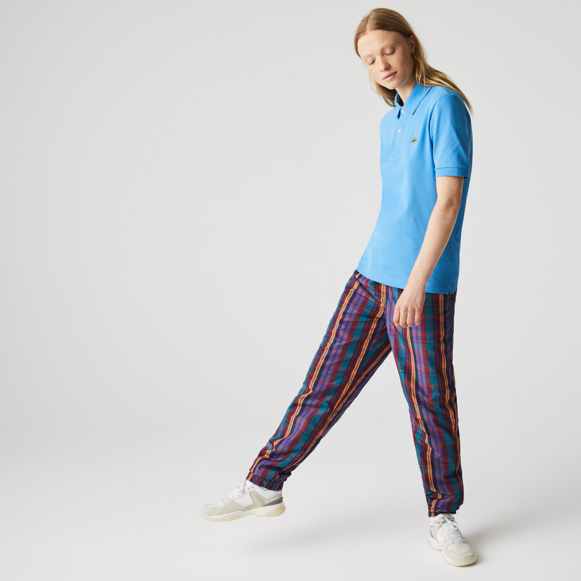 قميص بولو من بيكيه القطن المرن قصة اعتيادية مجموعة Lacoste LIVE للجنسين قميص بولو من بيكيه القطن المرن قصة اعتيادية مجموعة Lacoste LIVE للجنسين