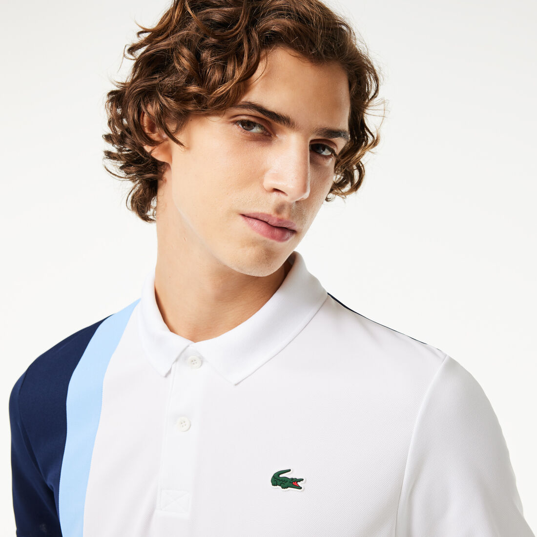 Regular Fit Recycled Knit Tennis Polo Shirt Regular Fit Recycled Knit Tennis Polo Shirt