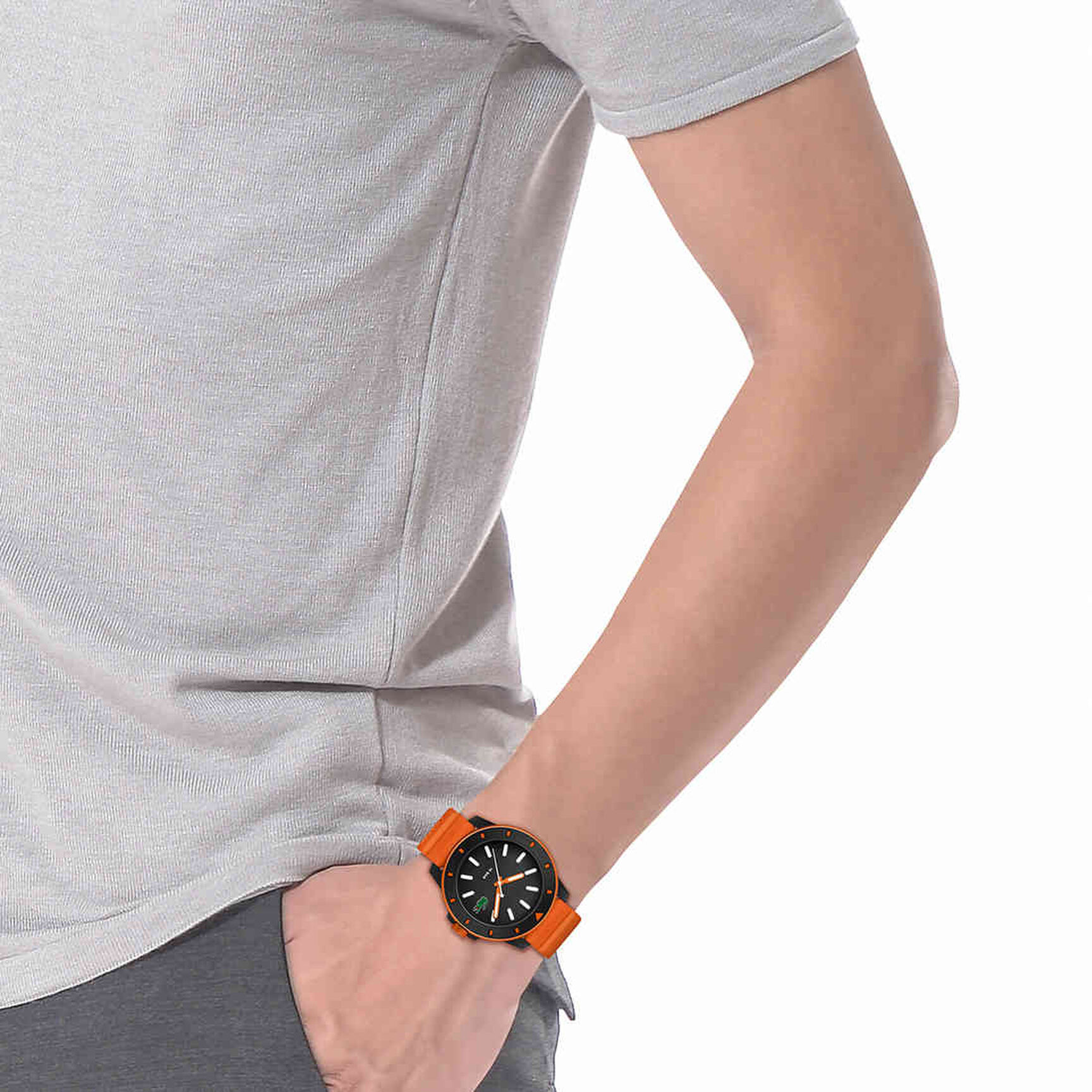 Men Silicone Strap 3 Hand Quartz Watch Men Silicone Strap 3 Hand Quartz Watch